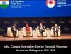 India and Canada Commit to Deeper Energy Trade, Investment, and Clean Technology