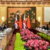 Britain's Prime Minister Keir Starmer (2nd R) and China's President Xi Jinping (3rd L) hold a meeting at the Great Hall of the People in Beijing on January 29, 2026. Starmer met with China's leader Xi Jinping in Beijing on January 29, state news agency…