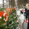 Danish flags were placed in front of the US embassy in Copenhagen after US President Donald Trump downplayed the role of NATO troops in Afghanistan