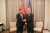Cambodian and Singaporean FMs Hold Bilateral Meeting in the...