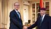 Agila meets with the ambassadors of the United Kingdom and France to Libya