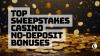 Casinos in Oregon feature top sweepstakes no-deposit bonuses