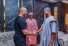 Zamfara Governor Dauda Lawal Hosts Super Eagles Coach Eric Chelle
