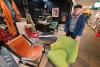 I am seated! Funky furniture at Shrewsbury market as collector turns passion for chairs into business