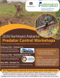 Alabama Extension to host predator control and trapping workshop in Cullman – Feb. 11 