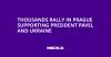 Thousands Rally in Prague Supporting President Pavel and Ukraine