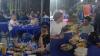 Foreign tourists mistake funeral for food court, welcomed with Thai food