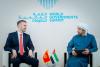 Abdullah bin Zayed receives Montenegro Prime Minister on sidelines of World Governments Summit