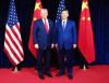 Chinese television: Phone call between President Xi Jinping and his American counterpart
