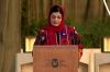 Afghan activist Zarqa Yaftali receives the Zayed Award for Human Fraternity