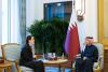 PM MEETS ALBANIAN MINISTER