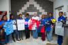 NPP Loyal Ladies Belgium chapter captain cupports Accra team with football kit donation