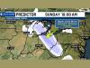 Sneaky Sunday Snow Band Could Drop Around 1 Inch From Illinois to Michigan as Upper-Level Wave Slides Into Ohio