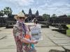 Reading the Gazette at Cambodia’s timeless wonder