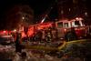 Brooklyn firefighters battle three-alarm apartment blaze in extreme cold