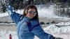 ‘Ice ice baby’ – Eva Murati frolics on ski slopes as ‘Albanian Laura Woods’ gets into the Winter Olympics spirit