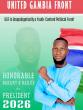 UGF Calls Its leader “Gambia’s Guiding Light” Ahead of Elections