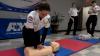 Emergency Service crews demonstrate CPR live for KRDO13 for Heart Health Month