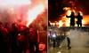 Riot police fire tear gas and water cannons at protestors in Albania amid violent anti-Government clashes