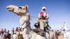 A camel readies for a race — and other news in pictures