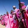 Chadian dancers performed at the Amdjarass International Festival of Saharan Cultures (FICSA)