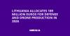 Lithuania Allocates 189 Million Euros for Defense and Drone Production in 2026