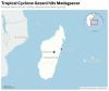 Tropical Cyclone Gezani hits Madagascar and kills at least 9 on the Indian Ocean island
