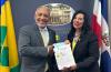 Ambassador of Dom. Rep to SVG presents credentials