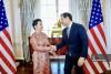 Foreign Minister Battsetseg Meets US Secretary of State Marco Rubio