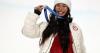 American Chloe Kim wins silver in women's halfpipe, misses Olympic three-peat