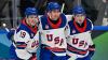 Team USA routs Latvia in opener; Brock Nelson scores two goals