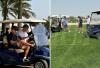 McLaren’s world champion Lando Norris enjoys a round of golf in Bahrain