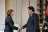 Menfi reviews latest developments in Libya with UN Under-SG for Political, Peacebuilding Affairs