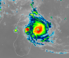Tropical cyclone Gezani hits Madagascar and threatens Mozambique