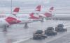 Snow-induced halt to flights in Vienna extended until 1100 GMT