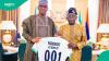 Tinubu gets special Super Eagles jersey amid Nigeria's FIFA World Cup boost against DR Congo: "001"