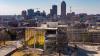 See demolition of Wallace Building in Des Moines, nearing completion 