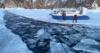 Tourist bus crashes through ice into lake with eight dead including schoolchild