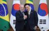 (2nd LD) Lee, Brazil's Lula agree to elevate bilateral ties to strategic partnership