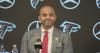 New Atlanta Falcons GM, head coach arrive in Indianapolis for NFL Combine
