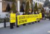 ​ANTI-WAR RALLY BY PUBLIC ACTIVISTS OUTSIDE THE RUSSIAN EMBASSY IN CHISINAU