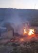 Zionist Settlers Burn Agricultural Facilities Northeast of Quds