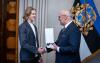 Estonia's sole Winter Olympics medalist awarded presidential honor