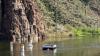 Hazard buoys seen at this Arizona lake are trying to protect fish from toxic algae