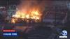 Fire fully engulfs home in South Los Angeles