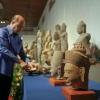 Cambodia's Deputy Prime Minister Hun Many attends a ceremony to welcome back the looted cultural artefacts