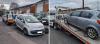 Bromsgrove Police seize two cars for no insurance, tax or MoT