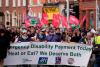 Hundreds protest in Dublin calling for emergency disability payment