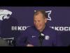 Kansas State Interim Head Coach Matthew Driscoll Postgame Press Conference after home loss vs. TCU
