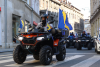 Parade of Quads through Sarajevo on the Independence Day of BiH